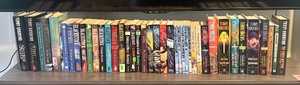 lot 116 image: Books by Terry Goodkind, James Patterson, Terry Brooks and More