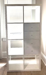 lot 37A image: Ikea Kallax Shelving Unit