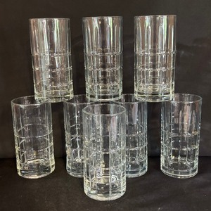 lot 155 image: Anchor Hocking Tartan Manchester Highball Tumblers  Ice Tea Glasses