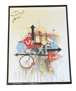 lot 157 image: Vibe Limited Edition Abstract Composition Print by Mark Rivard