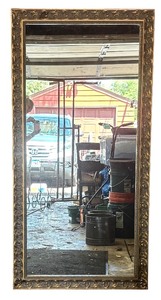lot 56 image: Large Beautiful Bronzed  Patina Framed Mirror