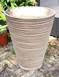 lot 202 image: Textured Resin Planter