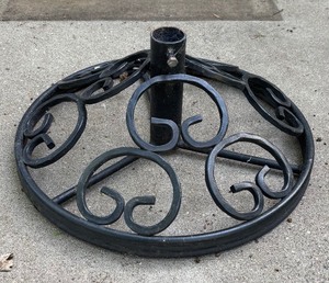 lot 203 image: Ornate Black Umbrella Stand