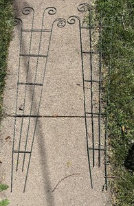 lot 227 image: Two Scrolled Garden Trellises