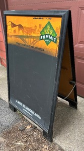 lot 73 image: A-Frame Sign for Summit Brewing Company