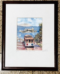 lot 277 image: Vintage Framed Print, San Francisco