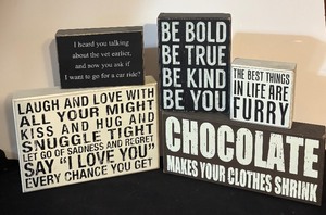 lot 306 image: Humorous and Inspirational Plaques