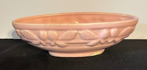 lot 400A image: Vintage McCoy Pottery Three Footed Low Bowl  Planter