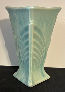 lot 411A image: Vintage McCoy Art Deco Butterfly Motif Vase