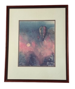 lot 374 image: Come Fly in My Balloon Print by Daryl Murdock