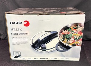 lot 488 image: New Fagor Helix 6.3 Quart Presser Cooker