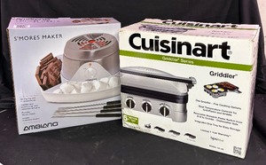 lot 521 image: Ambiano Smores Maker and Cuisinart Griddler