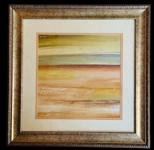 lot 508 image: Beautiful Framed Abstract Artwork