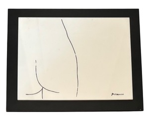 lot 393 image: Picasso Print Converging Lines