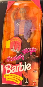 lot 124 image: BARBIE, Earring Magic Ken Doll, LGBTQ Ken, 1992 Mattel, Discontinued