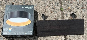 lot 480A image: Artika Ceiling Light Kit and Industrial Look Floating Shelf