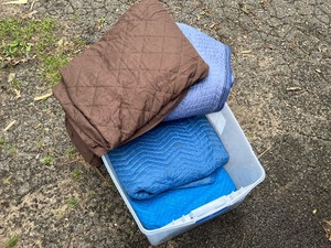 lot 438 image: Variety of Moving  Packing Blankets