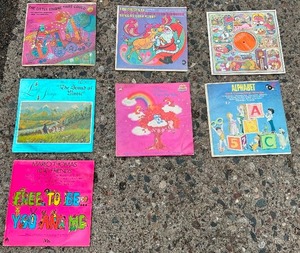 lot 471 image: Throwback Vintage Kids Vinyl Records including Free to Be...You and Me and Other Favorites