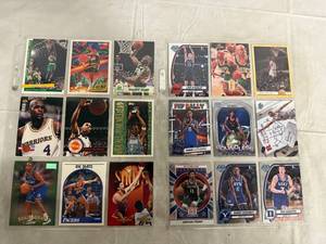 lot 14 image: 18 Current and Former Basketball Cards