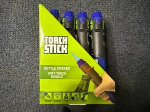 lot 38 image: 8 Pack of Torch Sticks with Bottle Opener