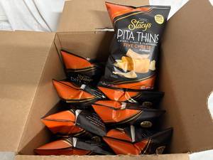 lot 102 image: 8 Bags of Stacys Five Cheese Pita Thins