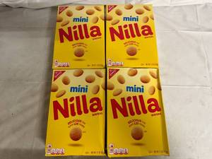 lot 109 image: 4 Boxes of Mini Nilla Wafers