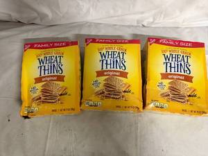 lot 123 image: 3 Boxes of Original Wheat Thins
