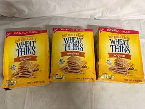 lot 124 image: 3 Boxes of Original Wheat Thins