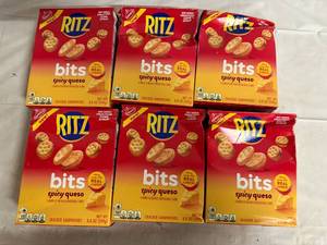 lot 126 image: 6 Boxes of Rits Spicy Queso Bits