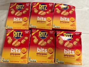 lot 127 image: 6 Boxes of Rits Spicy Queso Bits