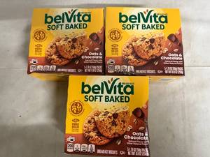 lot 137 image: 3 Boxes of Belvita Sof Baked Oats and Chocolate