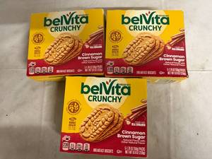 lot 152 image: 3 Boxes of Belvita Cinnamon Brown Sugar Breakfast Wafers