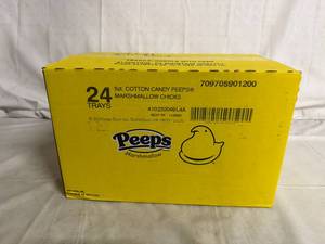 lot 203 image: 24 Packages of Cotton Candy Peeps