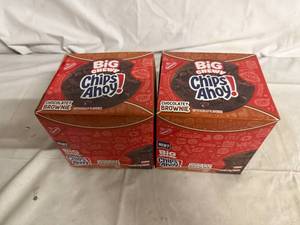 lot 212 image: 2 Packages of Chips Ahoy Big Chewy Chocolate Brownie Cookies