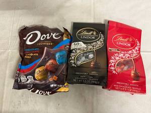 lot 220 image: 3 Variety Bags of Chocolates
