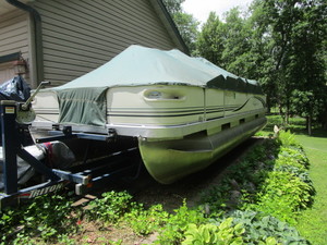 Bennington 2006 Pontoon, 22ft Model - Ready For The Lake, Yamaha 90hp Motor, 2011 Triton Trailer
