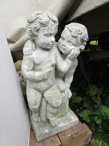 lot 82 image: Cement Cupids