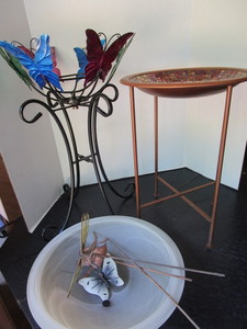 lot 93 image: Bird Bath & Plant Stand