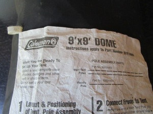 lot 105 image: Coleman Dome Tent