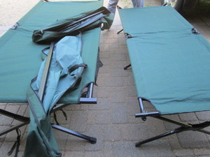 lot 106 image: Folding Camp Cots
