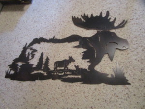 lot 115 image: Moose Silhouette