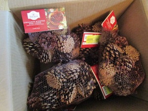 lot 118 image: Cinnamon Scented Pine Cones