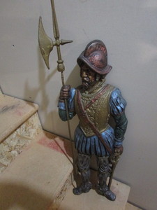 lot 134 image: Conquistador Metal Sculpture
