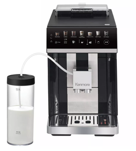 lot 4 image: Kenmore Super Automatic Espresso Coffee Machine Dual Cream System