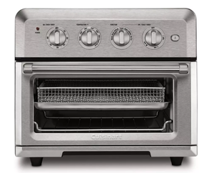 lot 15 image: Cuisinart Air Fryer Toaster Oven Stainless Steel CTOA-122 1800W, Convection Bake, Broiler, Cool Touch
