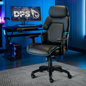 lot 28 image: DPS Centurion Gaming Chair with Adjustable Headrest