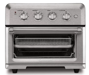 lot 38 image: Cuisinart Air Fryer Toaster Oven Stainless Steel CTOA-122 1800W, Convection Bake, Broiler, Cool Touch