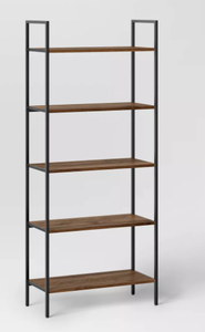 lot 52 image: 72 Loring 5 Shelf Ladder Bookshelf - Threshold