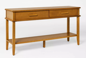 lot 73 image: Azorella Console Table Oak Brown - Threshold