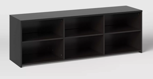 lot 88 image: Dorm Storage TV Stand for TVs up to 70 Black - Room Essentials
